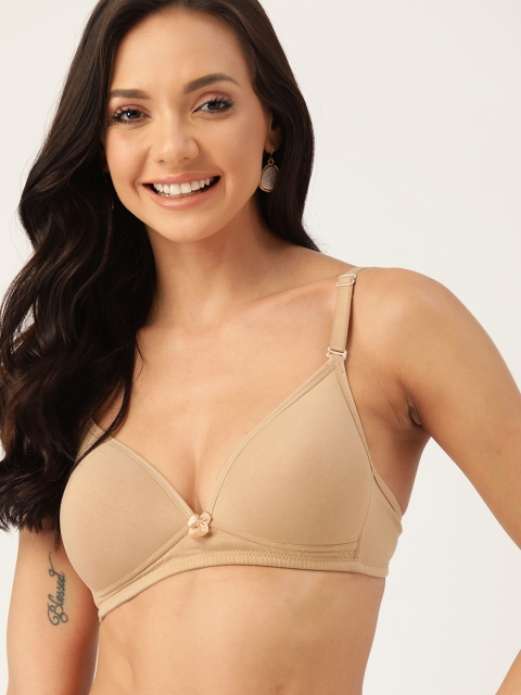 

DressBerry Beige T-shirt Bra Medium Coverage Lightly Padded DRM-BP-61