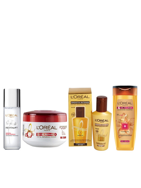 

LOreal Paris Hair Care Kit with Revitalift Micro-Essence, White