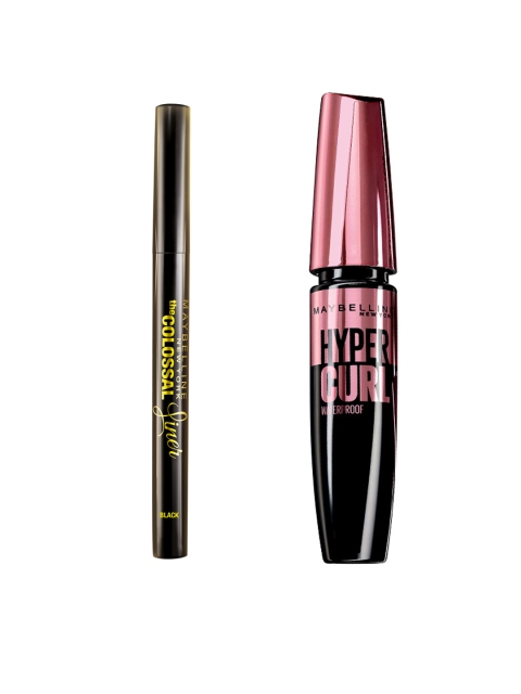 

Maybelline New York Hypercurl Waterproof Mascara & The Colossal Liner, Black