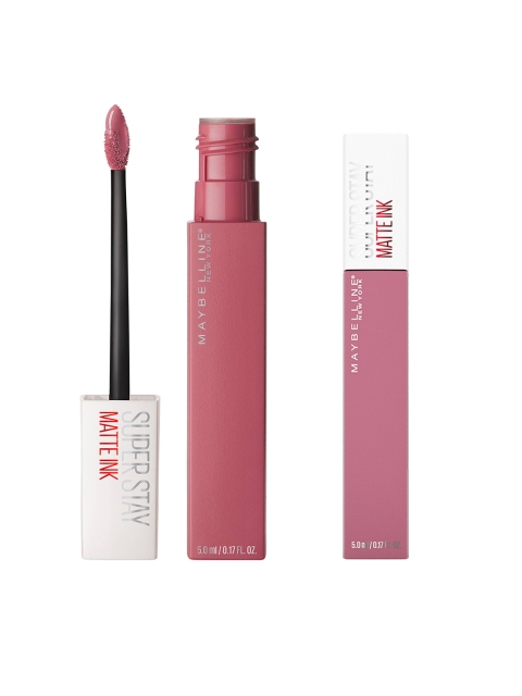

Maybelline New York Super Stay Set Of 2 Matte Ink Liquid Lipstick, Pink