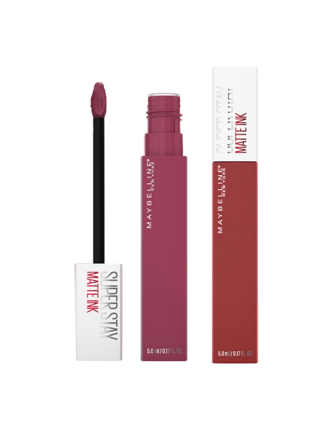 

Maybelline New York Super Stay Set Of 2 Matte Ink Liquid Lipstick, Pink