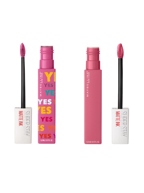 

Maybelline New York Super Stay Set Of 2 Matte Ink Liquid Lipstick, Pink