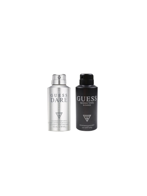

GUESS Men Set Of Dare & Seductive Deodorants, Silver