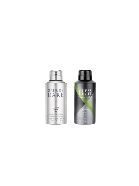 

GUESS Men Set Of Dare & Night Access Deodorants, Silver