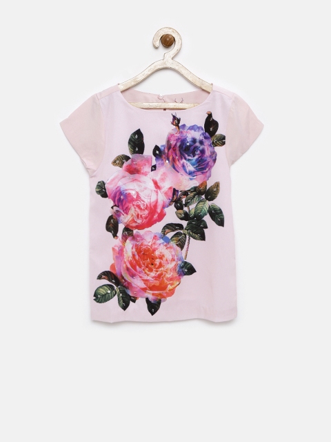 

Allen Solly Junior Girls Pink Polyester Floral Print Top