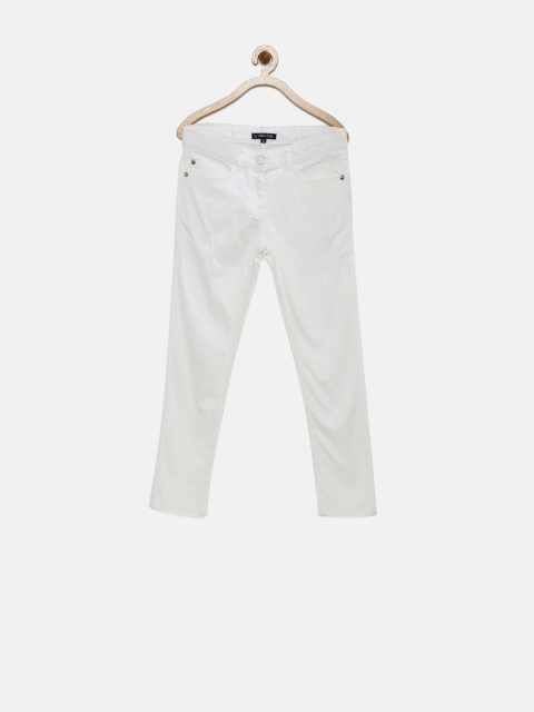 

Allen Solly Junior Girls White Trousers