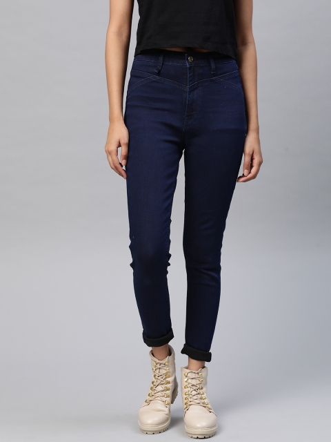 

Roadster Women Navy Blue Jeggings Fit Stretchable Jeans