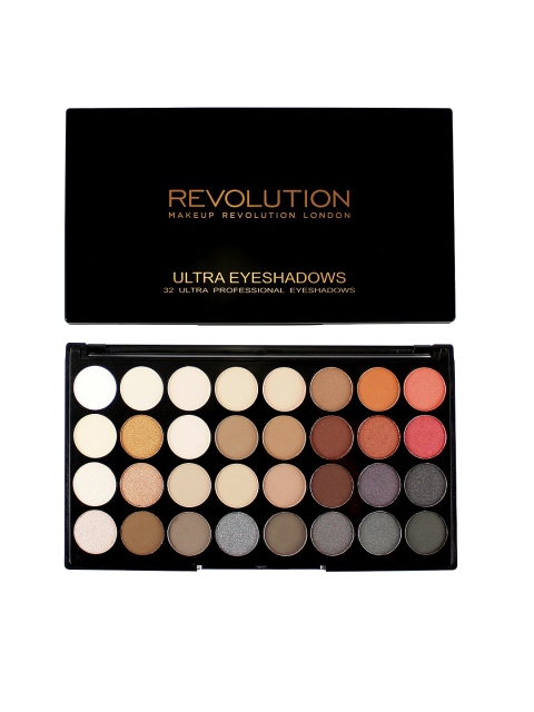 

Makeup Revolution Flawless Eyeshadow Palette - Ultra 32 Shade 20g, Multi