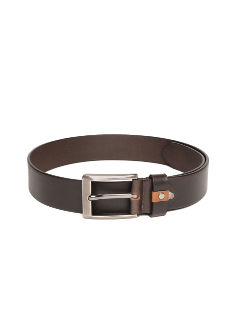 

Roadster Men Coffee Brown Solid Leather Belt