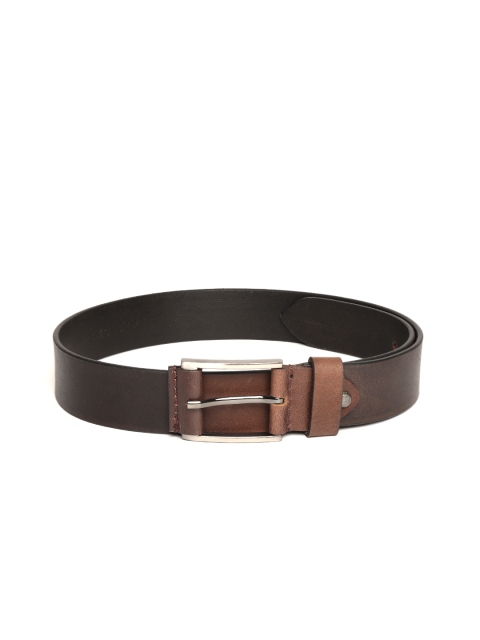

Roadster Men Brown Solid Leather Belt