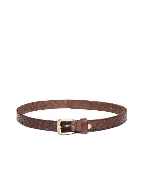 

Mast & Harbour Women Coffee Brown Perforated Leather Belt
