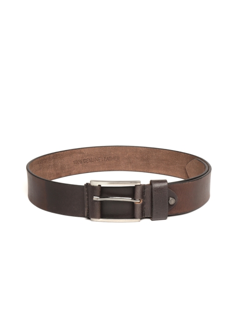 

Roadster Men Brown Solid Leather Belt