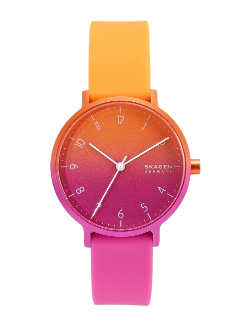 

SKAGEN Women Aaren Multicoloured Patterned Dial & Straps Analogue Watch SKW2902, Multi