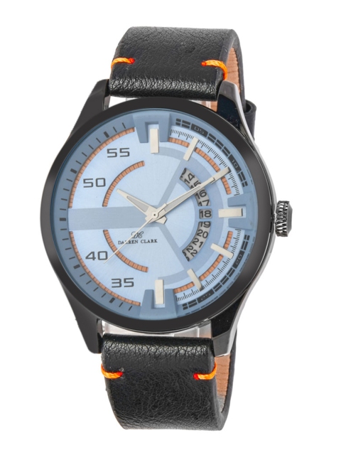 

DARREN CLARK Men Blue Printed Analogue Watch 11015-NLD-22