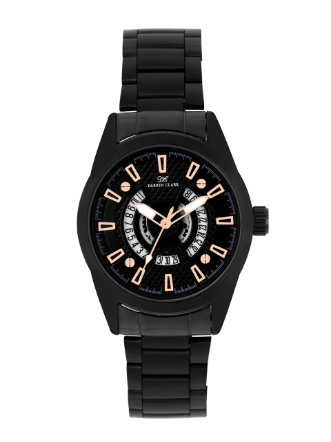 

DARREN CLARK Men Black Bracelet Style Analogue Watch 11010-NMD-03