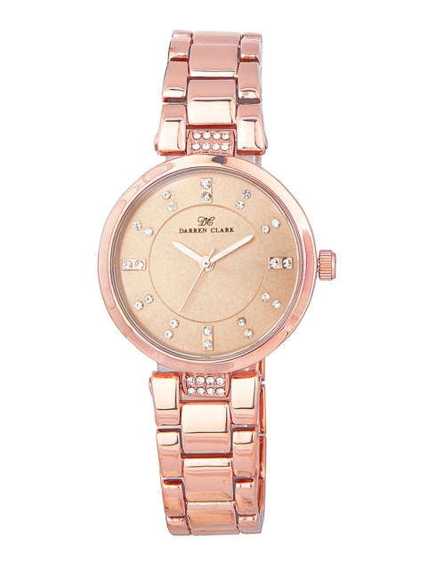 

DARREN CLARK Women Rose Gold-Toned Bracelet Style Analogue Watch 11018-WM-06