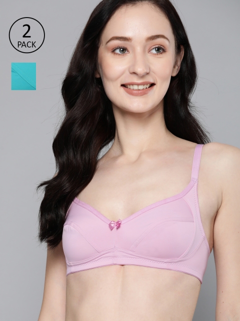 

Mast & Harbour Pack of 2 Everyday Bras, Lavender