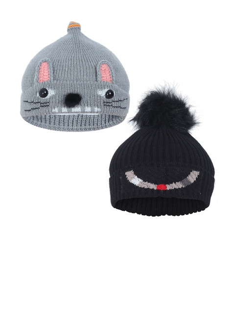 

FabSeasons Boys Black Beanie