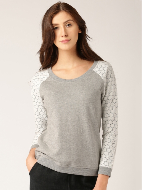 

DressBerry Grey Melange Sweatshirt