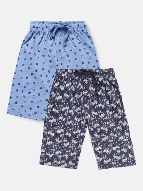 

Urban Dog Boys Blue Pack of 2 Printed Shorts