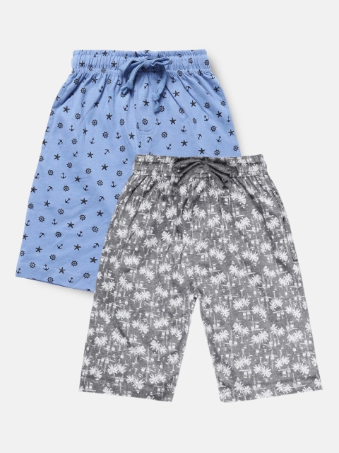 

Urban Dog Boys Pack of 2 Printed Cotton Shorts, Multi