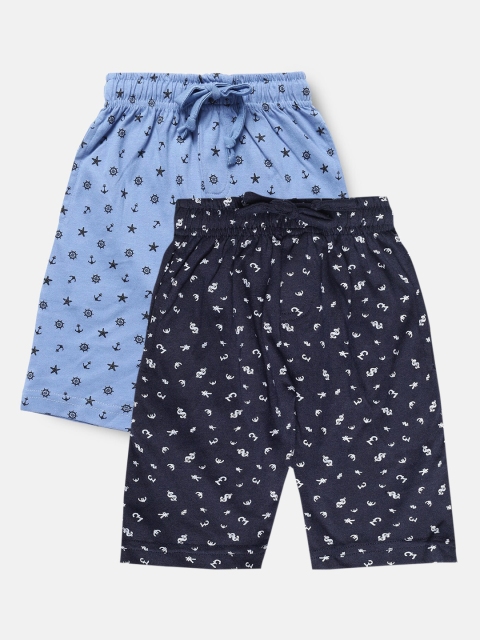 

Urban Dog Boys Pack of 2 Printed Cotton Shorts, Multi