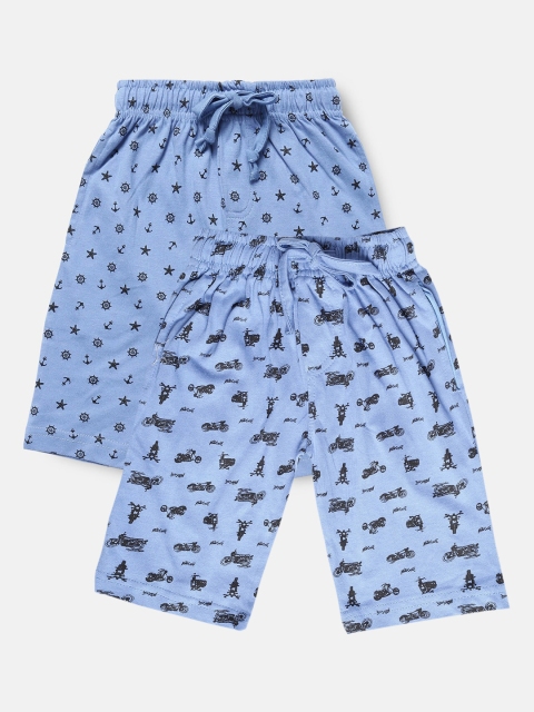 

Urban Dog Boys Pack of 2 Printed Cotton Shorts, Multi