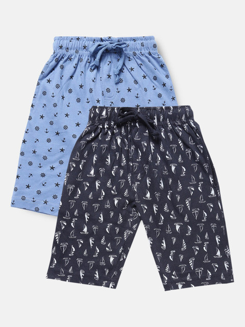 

Urban Dog Boys Pack of 2 Printed Cotton Shorts, Multi