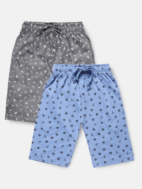 

Urban Dog Boys Blue Pack of 2 Printed Shorts