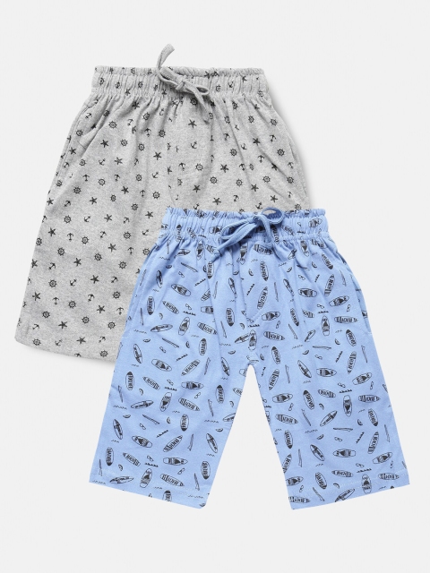 

Urban Dog Boys Pack of 2 Printed Cotton Shorts, Multi