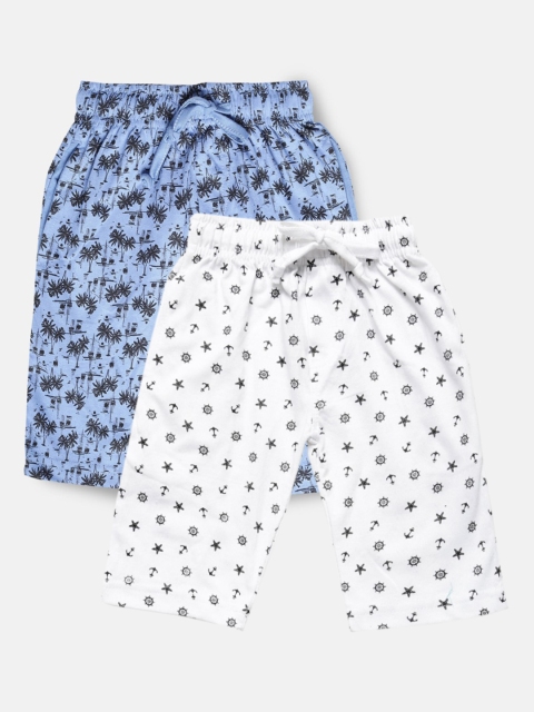 

Urban Dog Boys Pack of 2 Pure Cotton Shorts, White