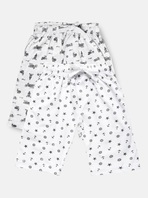 

Urban Dog Boys Pack of 2 Pure Cotton Shorts, White