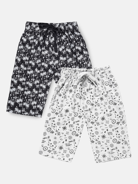 

Urban Dog Boys Pack of 2 Pure Cotton Shorts, Grey