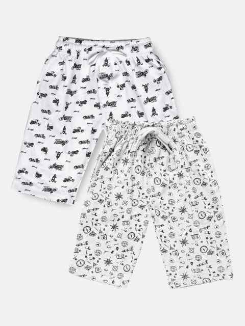 

Urban Dog Boys Pack of 2 Pure Cotton Shorts, Grey