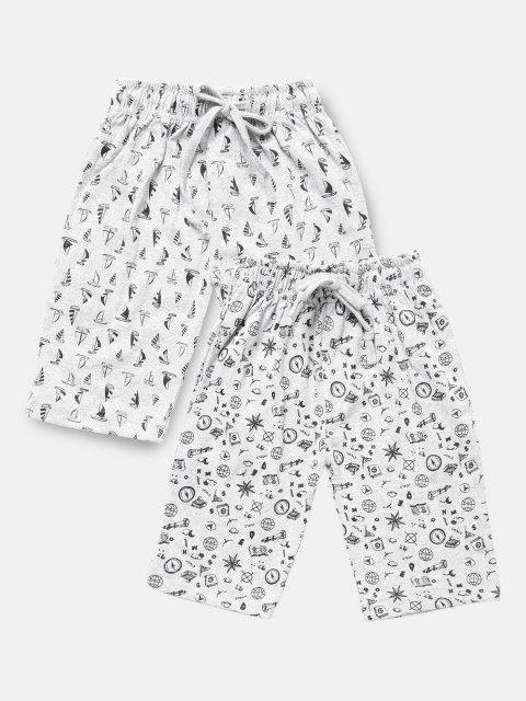 

Urban Dog Boys Pack of 2 Pure Cotton Shorts, Grey