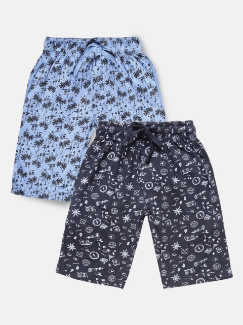 

Urban Dog Boys Pack of 2 Printed Cotton Shorts, Multi