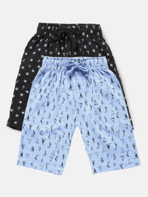 

Urban Dog Boys Pack of 2 Printed Shorts, Blue