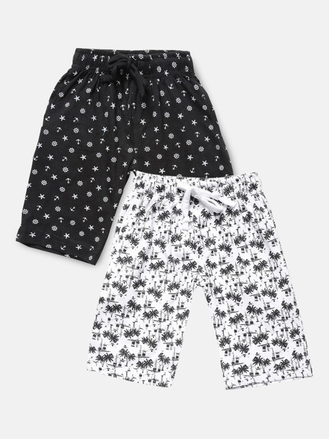 

Urban Dog Boys Pack Of 2 Printed Shorts, White