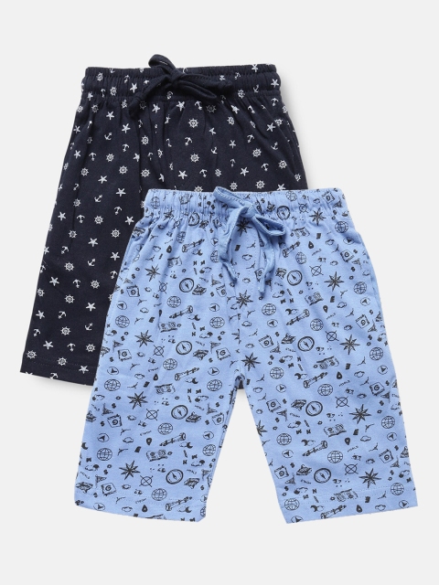 

Urban Dog Boys Blue Pack of 2 Printed Shorts