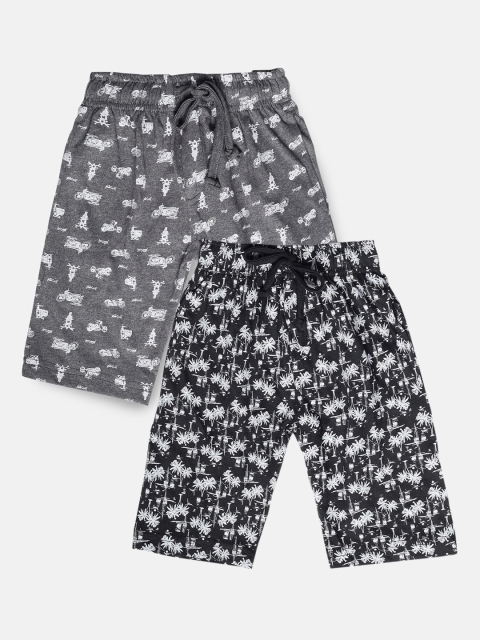 

Urban Dog Boys Pack of 2 Printed Cotton Shorts, Multi
