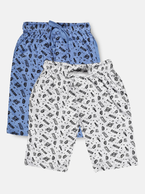

Urban Dog Boys Pack of 2 Printed Cotton Shorts, Multi