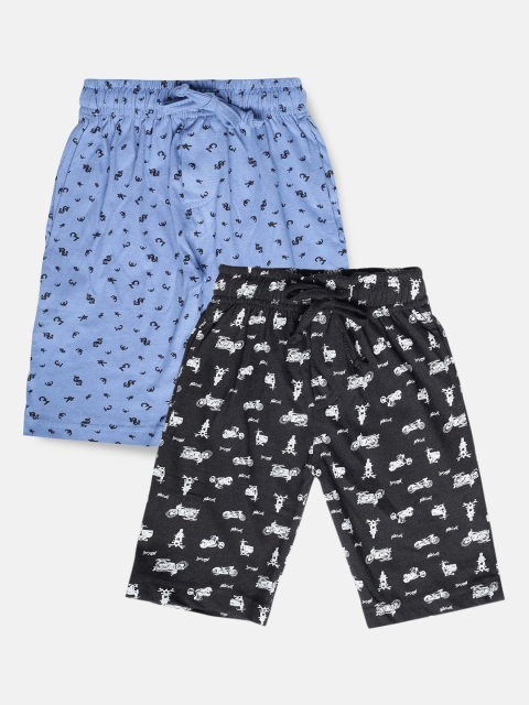 

Urban Dog Boys Pack of 2 Printed Cotton Shorts, Multi