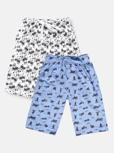 

Urban Dog Boys Pack of 2 Printed Cotton Shorts, Multi