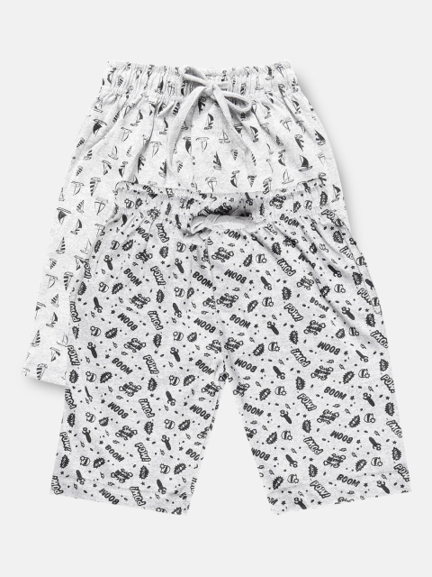 

Urban Dog Boys Pack of 2 Printed Cotton Shorts, Navy blue
