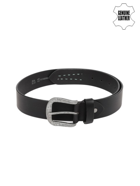 

Roadster Men Black Genuine Leather Belt
