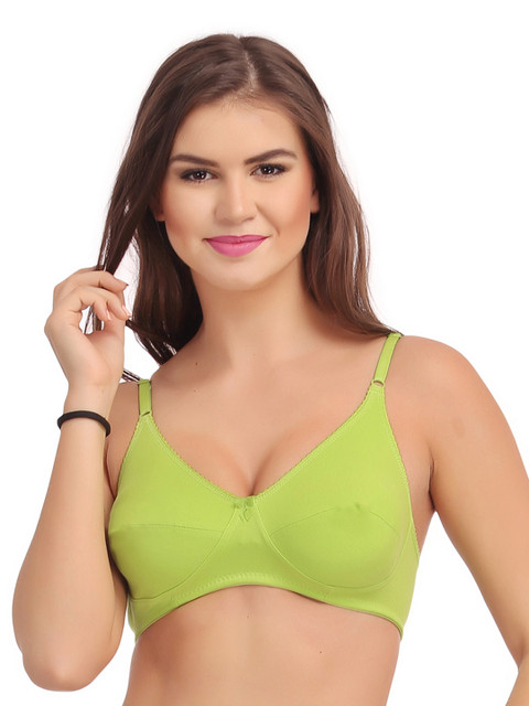 

Clovia Green Full-Coverage Bra BR0227P11