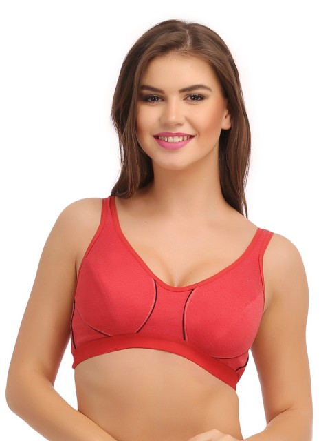 

Clovia Pink Full-Coverage Bra BR0536P22