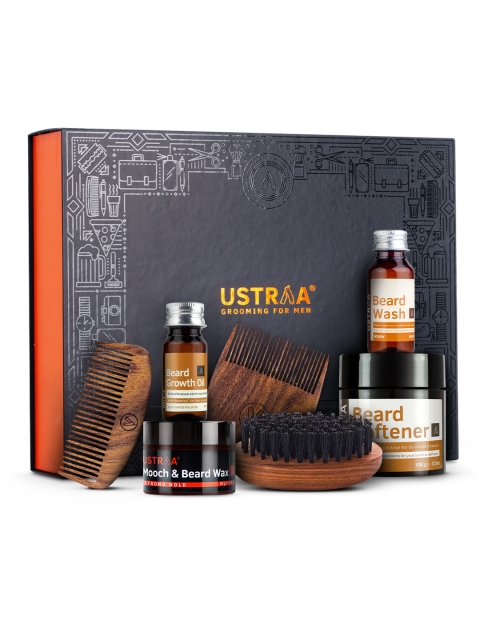 

Ustraa The Beard Lover 2.0 Gift Pack 245 gm, Black