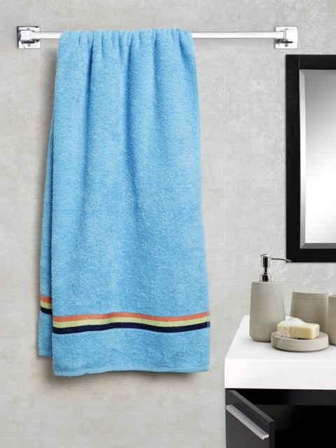 

BOMBAY DYEING Blue Cotton 380 GSM Bath Towel
