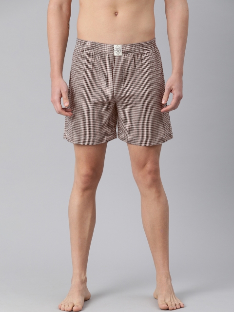 

abof Men Black & Off-White Pure Cotton Printed Boxers BOS21AMCWBS1811342